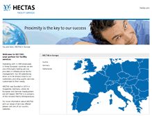 Tablet Screenshot of hectas.com